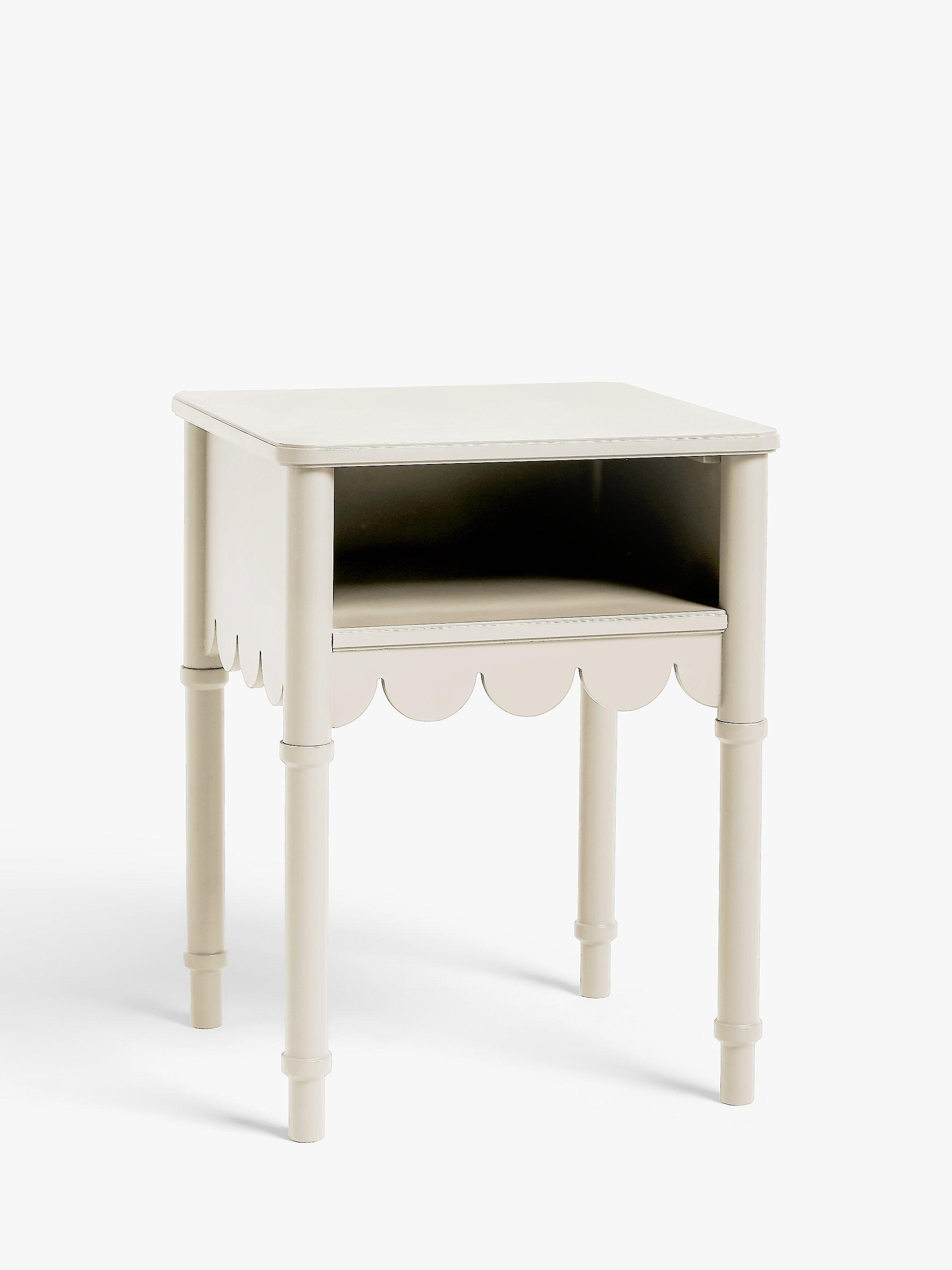 John Lewis ANYDAY Hem Bedside Table, Greige
