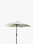 John Lewis Aluminium Wind-Up Parasol, 2.7m