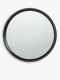 John Lewis Timeless Round Wall Mirror, 51.5cm, Black