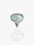 John Lewis Glass Sand Timer, Green