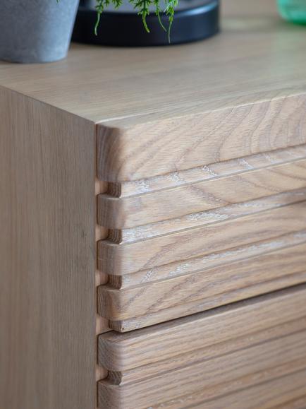 Gallery Direct Okayama Bedside Table, Natural - view 2, Natural