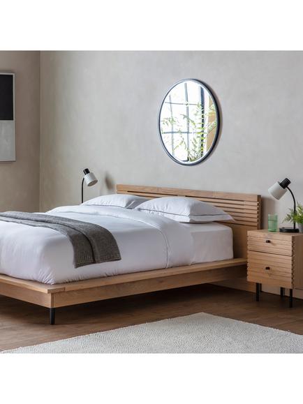 Gallery Direct Okayama Bed Frame, Double, Natural - view 2, Natural