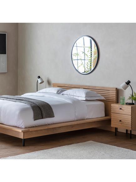 Gallery Direct Okayama Bed Frame, King Size, Natural - view 2, Natural