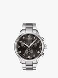 Tissot T1166171105701 Men's Chrono XL Classic Chronograph Date Bracelet Strap Watch, Silver/Black