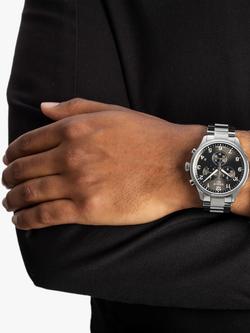 Tissot T1166171105701 Men's Chrono XL Classic Chronograph Date Bracelet Strap Watch, Silver/Black - view 2, Silver/Black