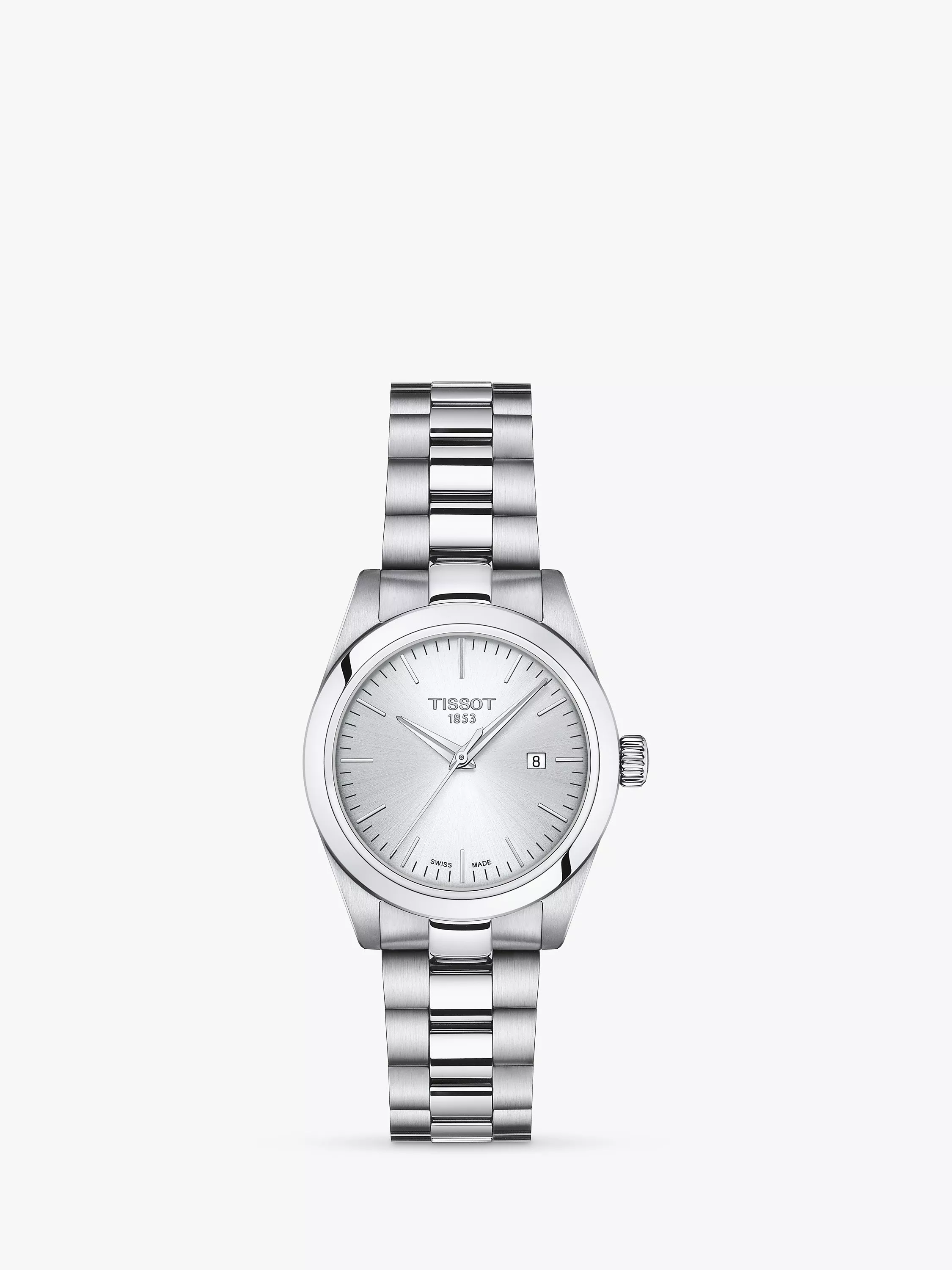 Tissot T1320101103100 Women s T My Lady Date Bracelet Strap Watch Silver