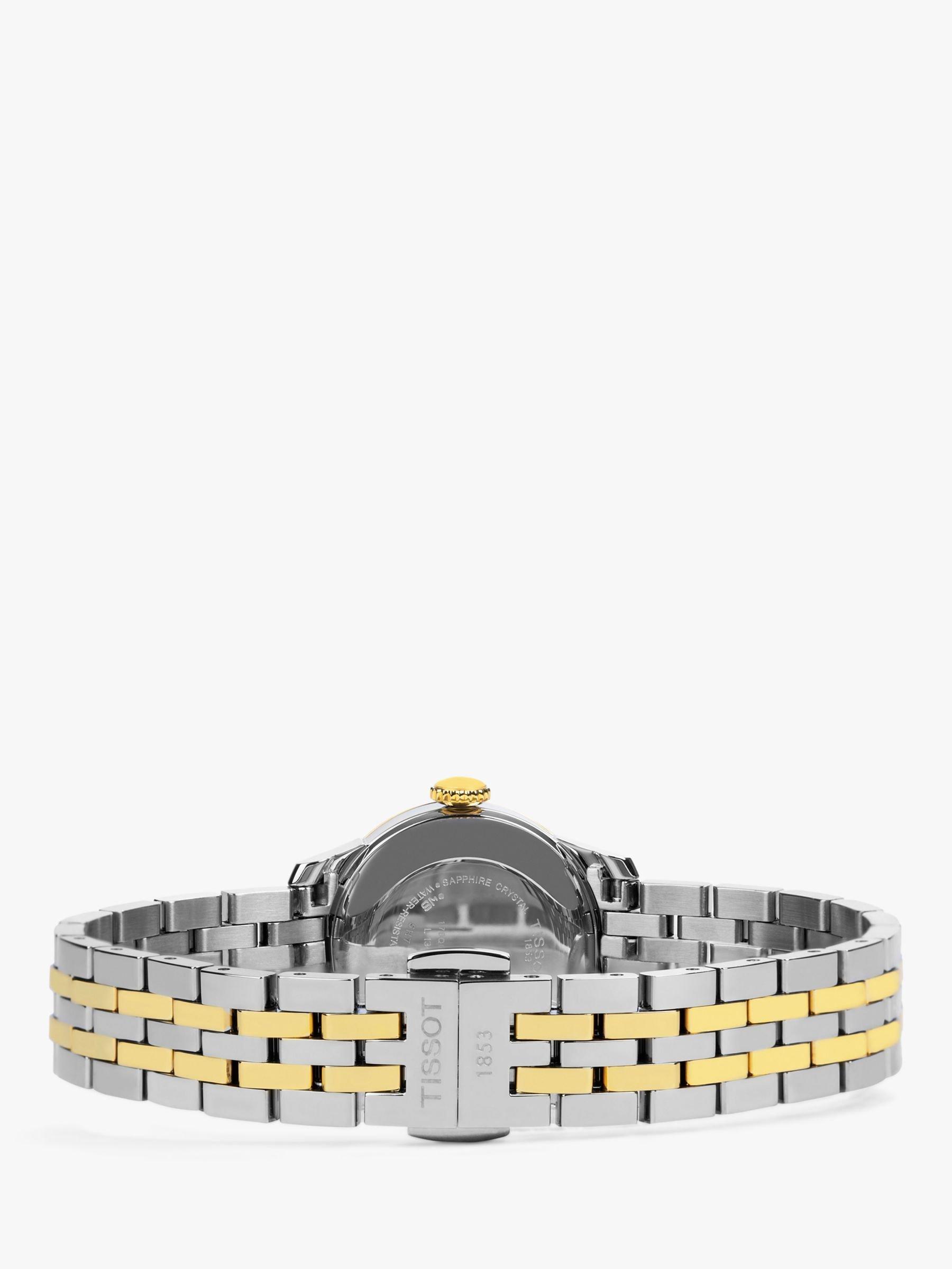 Tissot T41218334 Women s Le Locle Date Bracelet Strap Watch Silver