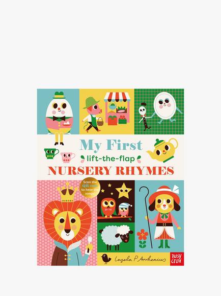 My First Lift-The-Flap Nursery Rhymes Children's Board Book, Multi