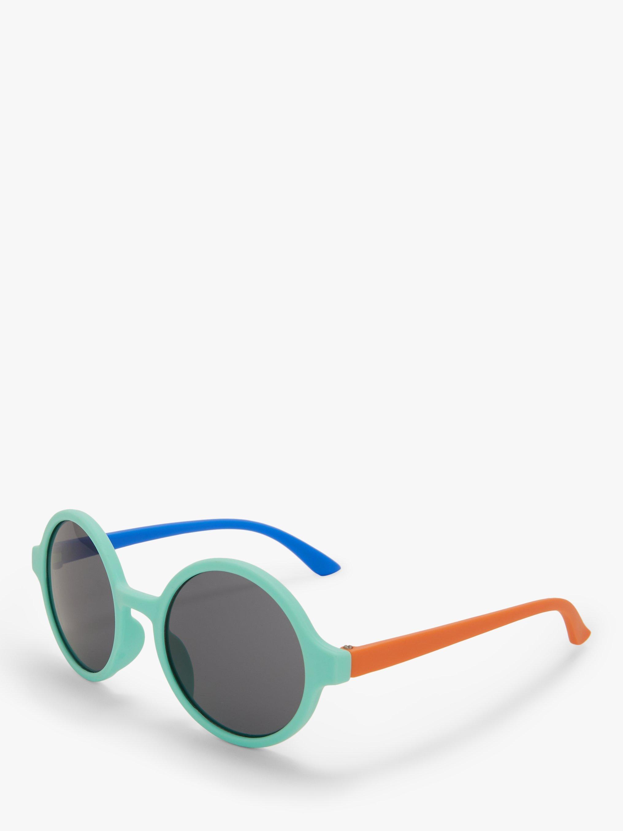 John Lewis Kids' Round Colour Block Sunglasses