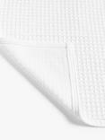 John Lewis Waffle Bath Mat, White