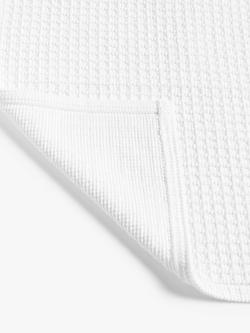 John Lewis Waffle Bath Mat - view 2, White