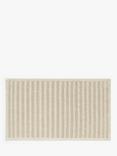 John Lewis Linen Blend Stripe Bath Mat, Natural