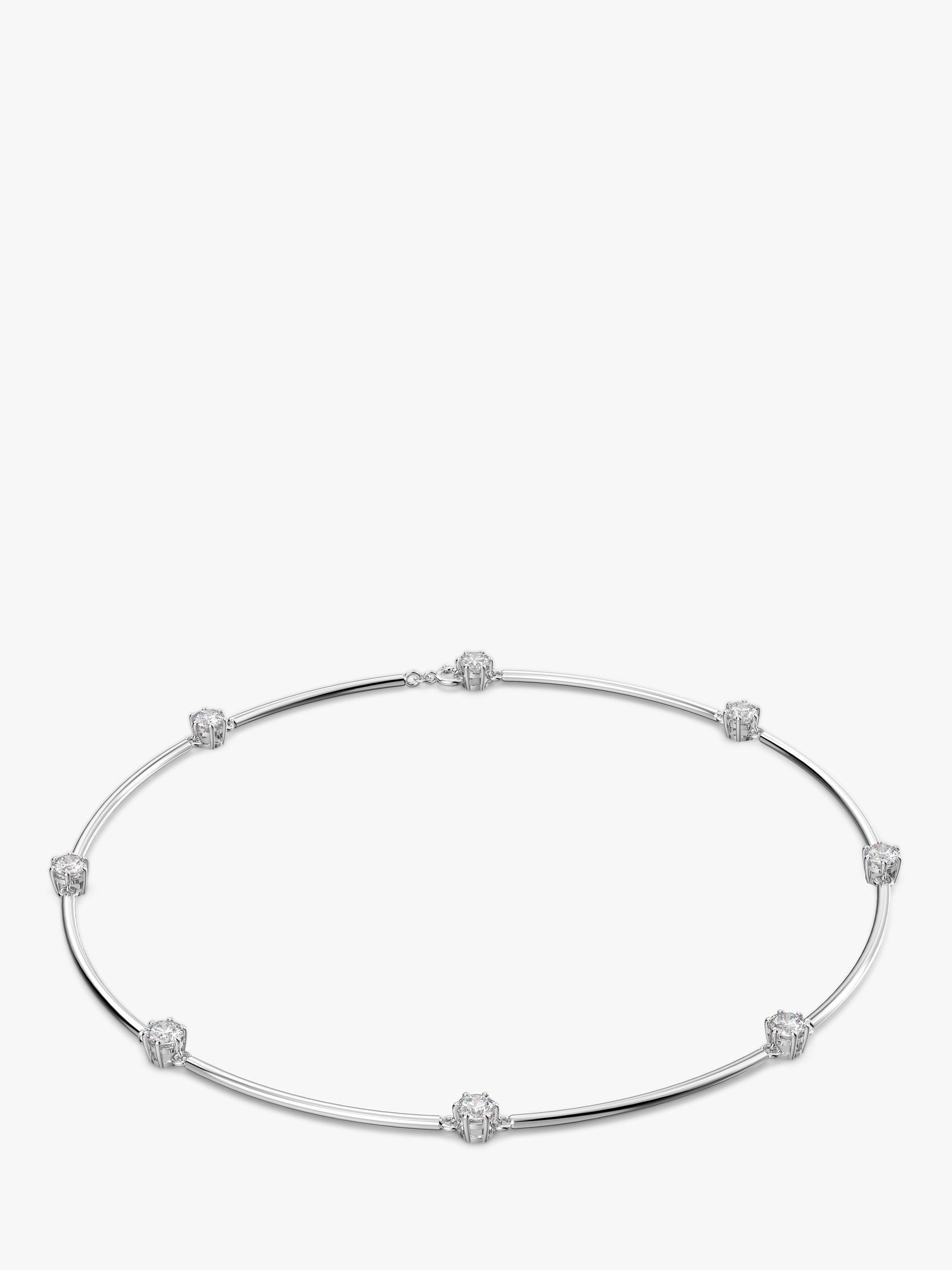 Swarovski Constella Zirconia Necklace, Silver