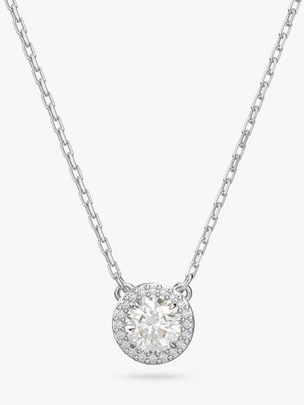 Swarovski Constella Crystal Pendant Necklace, Silver, Silver