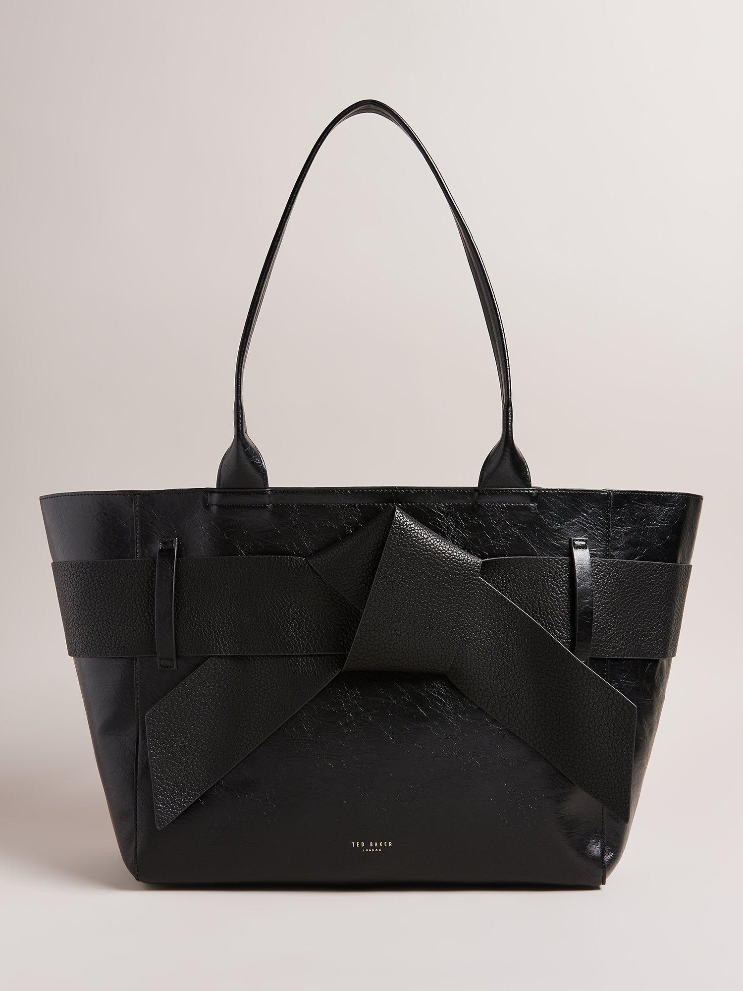 Ted Baker Jimma Bow Large Tote Bag, Black
