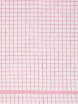 John Lewis Check Terry Cotton Tea Towel - view 2, Orchid