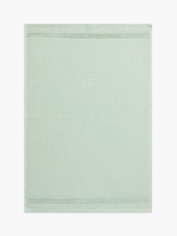 John Lewis Terry Cotton Waffle Tea Towel, Dusky Green
