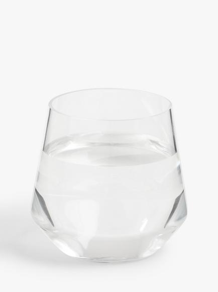 John Lewis Plastic Picnic Tumbler, 400ml, Clear - view 2, Clear