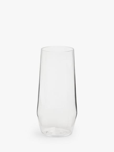 John Lewis Plastic Picnic Highball Glass, 535ml, Clear, Clear