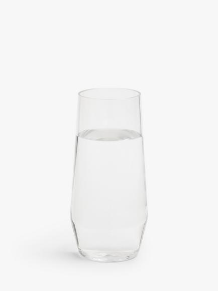 John Lewis Plastic Picnic Highball Glass, 535ml, Clear - view 2, Clear