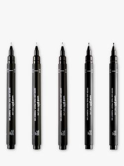 uni-ball Uni-Pin Fine Line Sketch Selection, Pack of 5, Black - view 2, Black