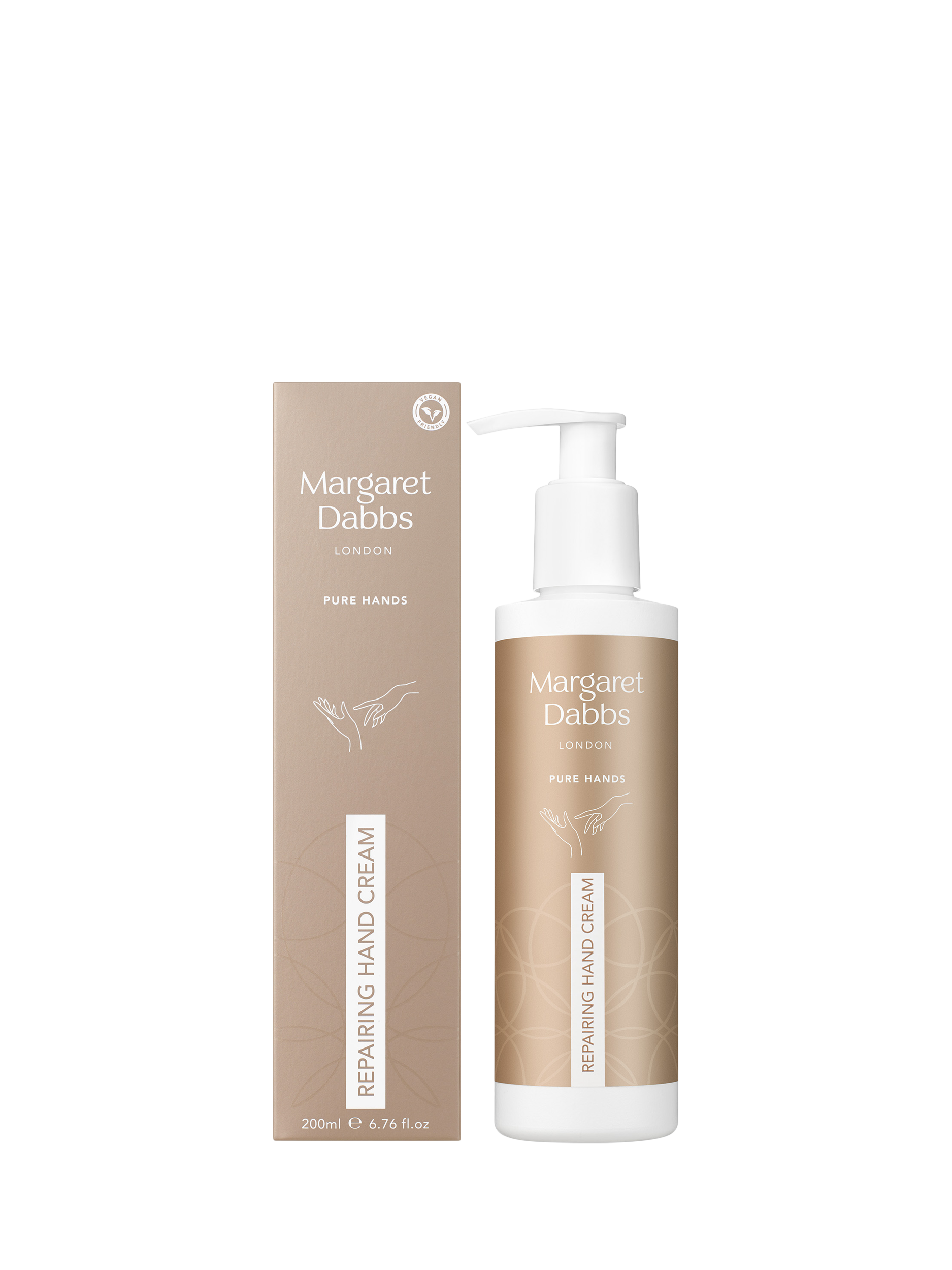 Product image 2 of 3, which shows Margaret Dabbs London PURE Repairing Hand Cream, 200ml