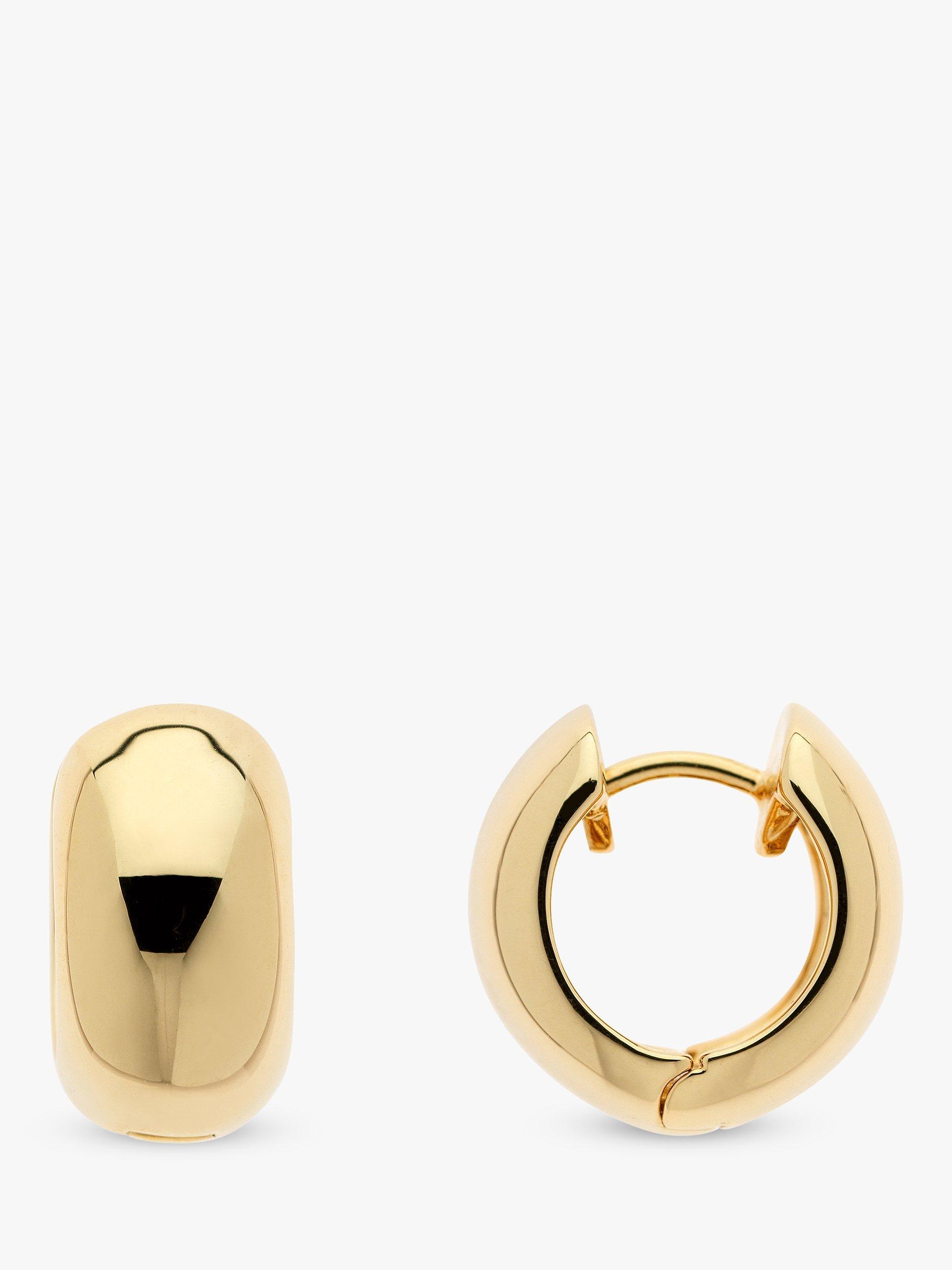 Melissa Odabash Polished Huggie Hoop Earrings, Gold