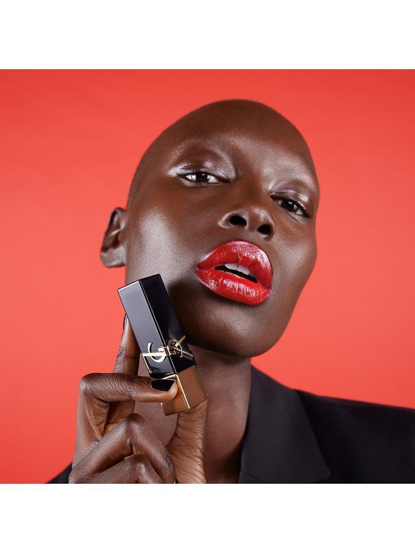 Product image 3 of 6, which shows Yves Saint Laurent Rouge Pur Couture The Bold Lipstick, 07 Uninhibited Flame