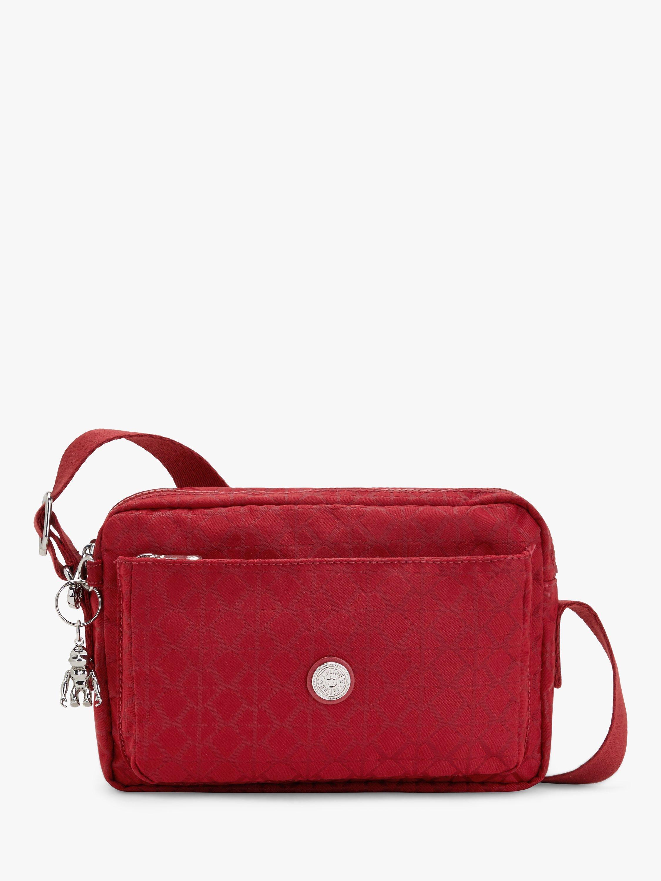 Kipling Abanu Medium Cross Body Bag, Signature Red