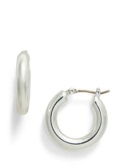 Lauren Ralph Lauren Small Hoop Earrings, Silver