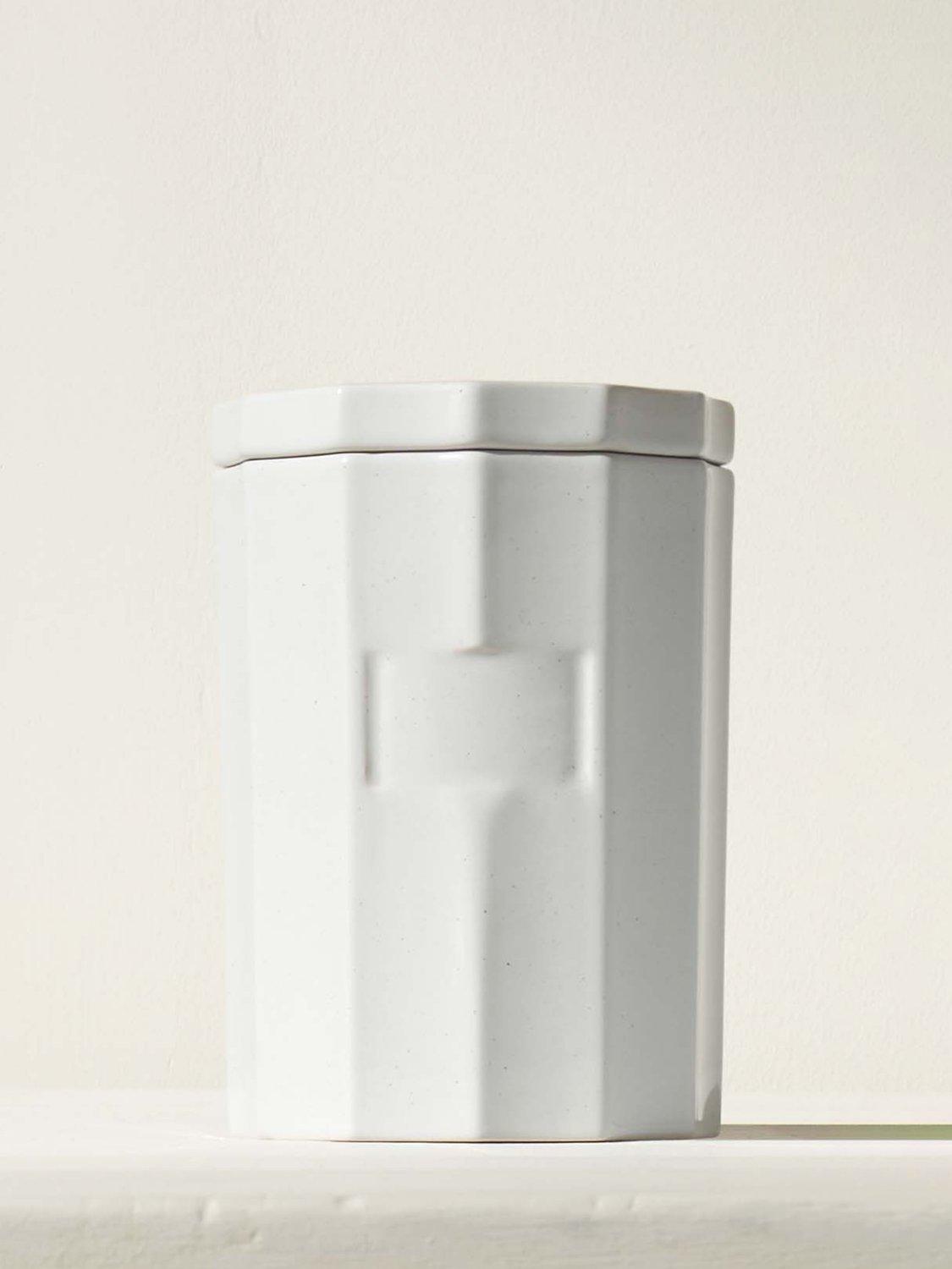 Truly Earthenware Storage Jar, Rustic White