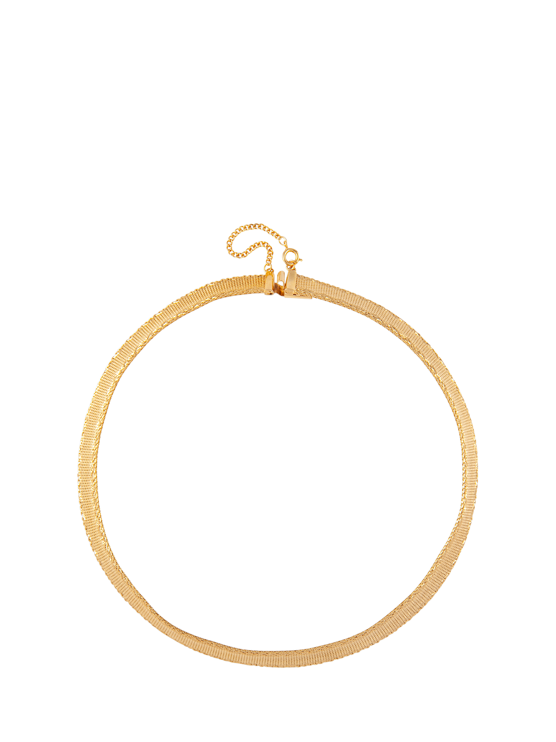 Susan Caplan Pre-Loved Gold Plated Cleopatra Collar Necklace, Dated Circa 1980s, Gold