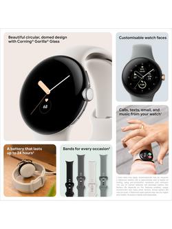 Google Pixel Watch GPS 41mm - view 2, Champagne Gold/Hazel Grey