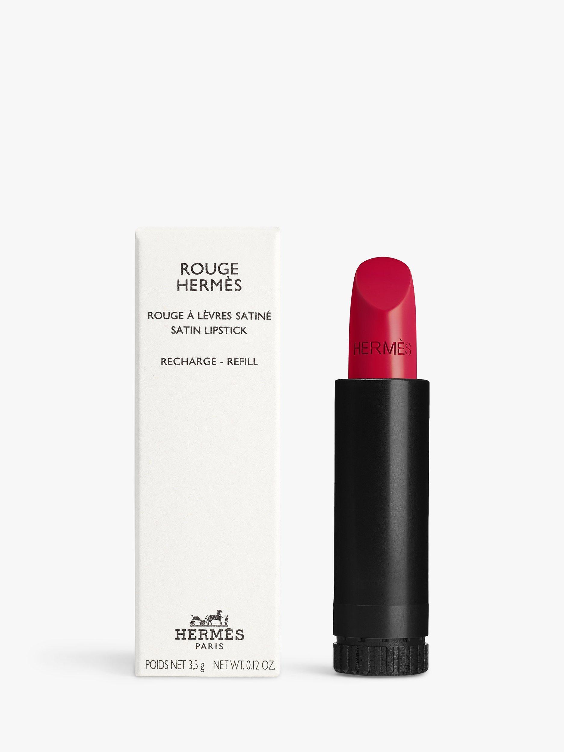 Product image 1 of 10, which shows Hermès Rouge Hermès Satin Lipstick, Refill 82 Rouge Vigne