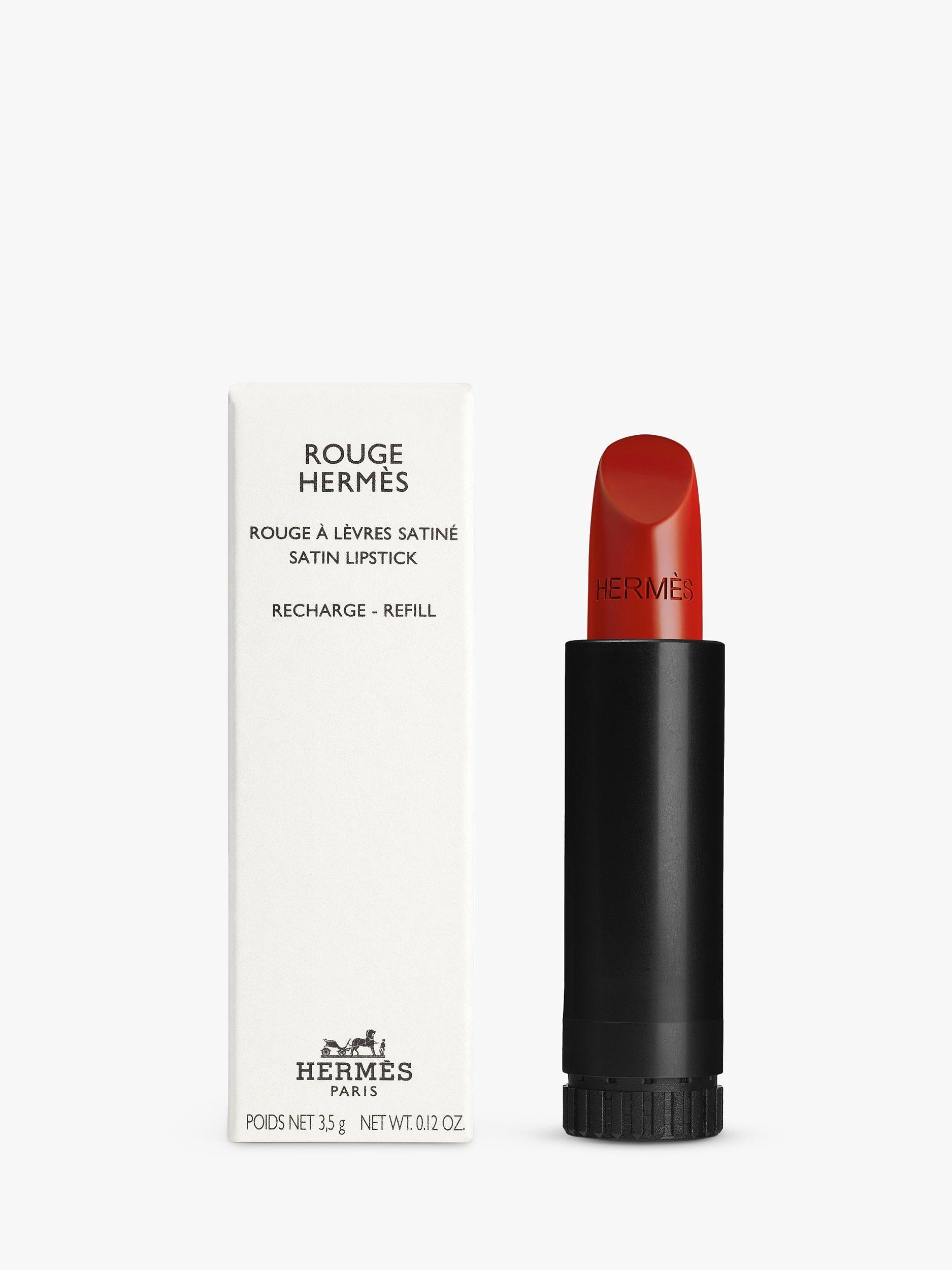 Product image 1 of 9, which shows Hermès Rouge Hermès Satin Lipstick, Refill 79 Rouge Erable