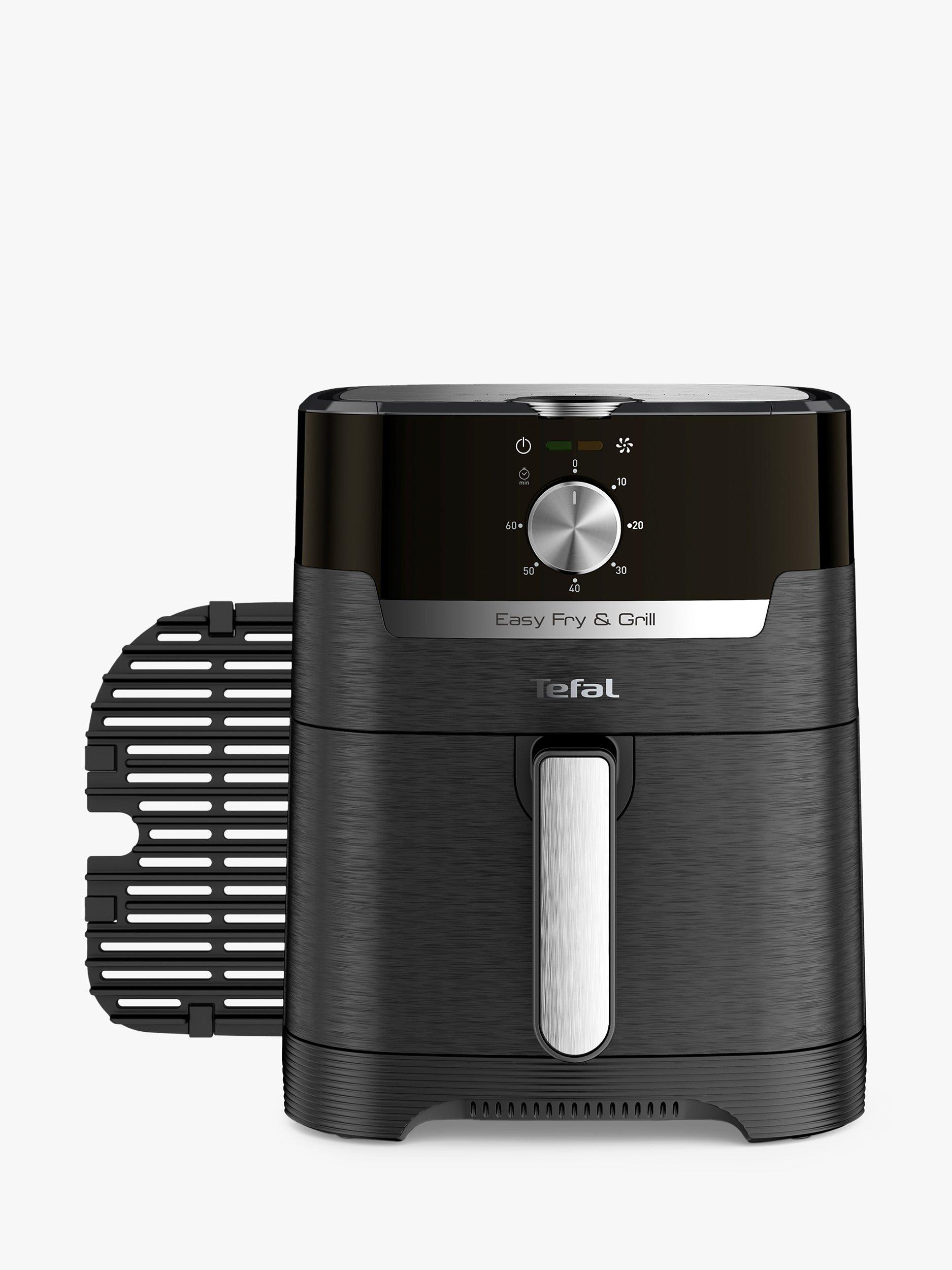 Tefal Easy Fry 2-in-1 Fry & Grill Classic Air Fryer & Health Grill, Black