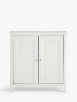 John Lewis Portsman Double Towel Cupboard - view 2, White