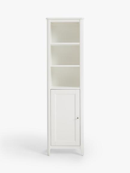 John Lewis Portsman Tallboy Bathroom Storage Cabinet - view 2, White