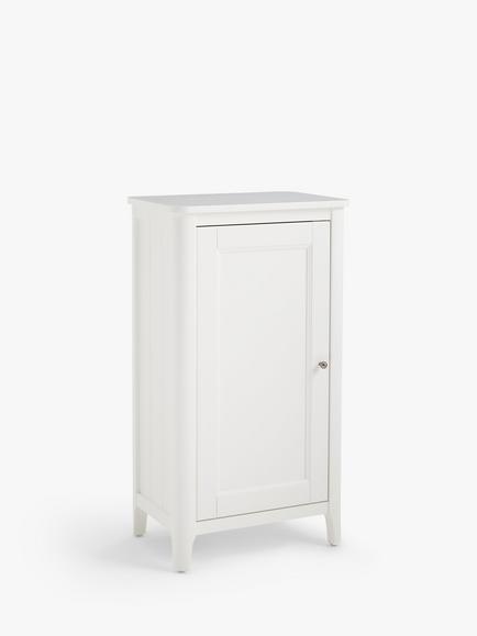 John Lewis Portsman Single Towel Cupboard, White