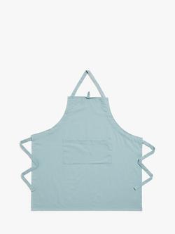 John Lewis Kitchen Apron, Soft Teal, Soft Teal
