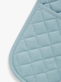 John Lewis Double Oven Glove, Soft Teal - view 2, Soft Teal