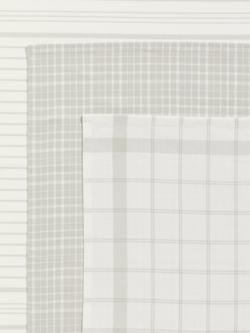 John Lewis Stripe & Check Tea Towels, Pack of 3 - view 2, Grey