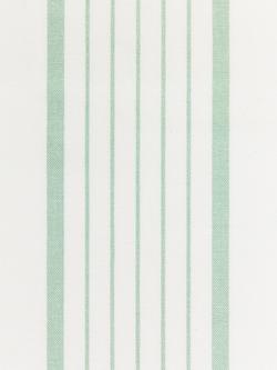 John Lewis Stripe & Check Tea Towels, Pack of 3 - view 2, Dusky Green