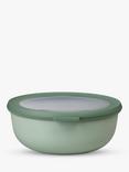 Mepal Cirqula Round Food Storage Bowl, 1.25L, Nordic Sage