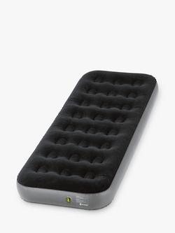 Outwell Classic Flock Single Airbed, Black, Black