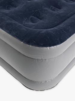 Outwell Flock Superior Double Airbed with Built-In Pump - view 2, Navy Blue
