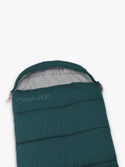 Easy Camp Moon Sleeping Bag, Single - view 2, Green/Teal