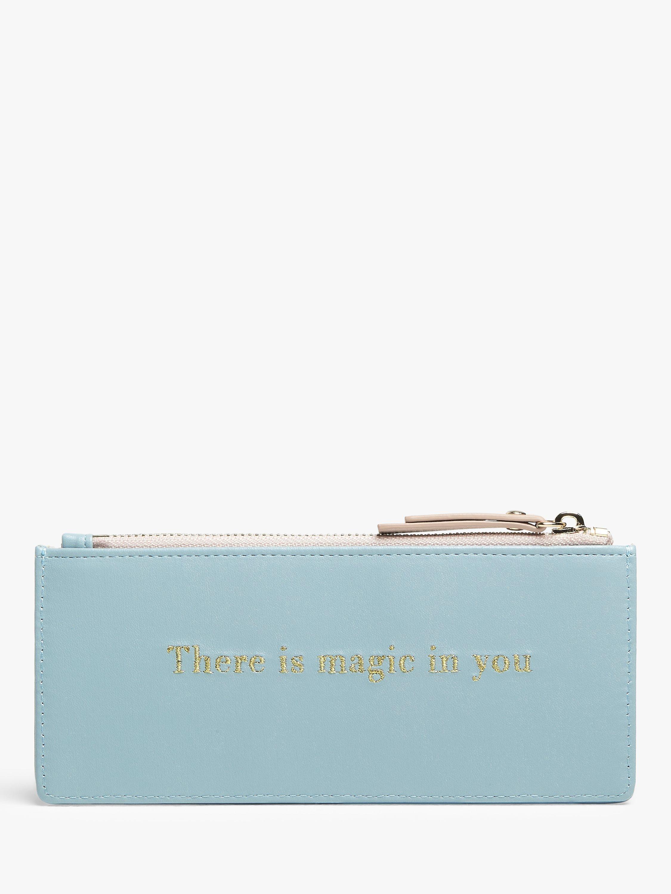 John Lewis There Is Magic In You Purse, Light Blue