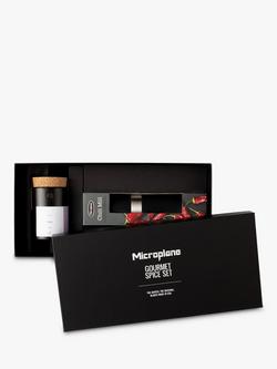 Microplane Gourmet Chilli Mill Gift Set, Black, Black