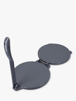 Kitchen Craft World of Flavours Mexican Tortilla Press, 20cm, Silver